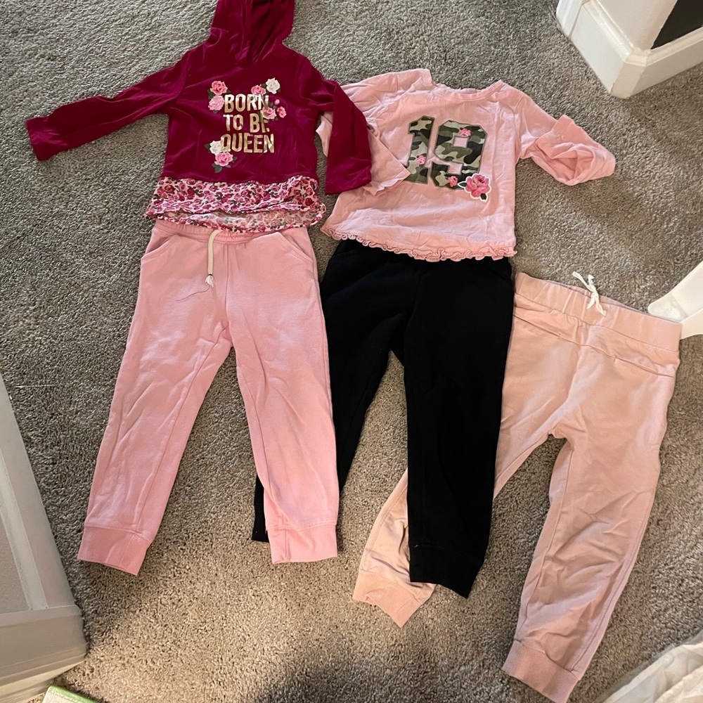 Toddler Girl Clothes Bundle- 24-3T
